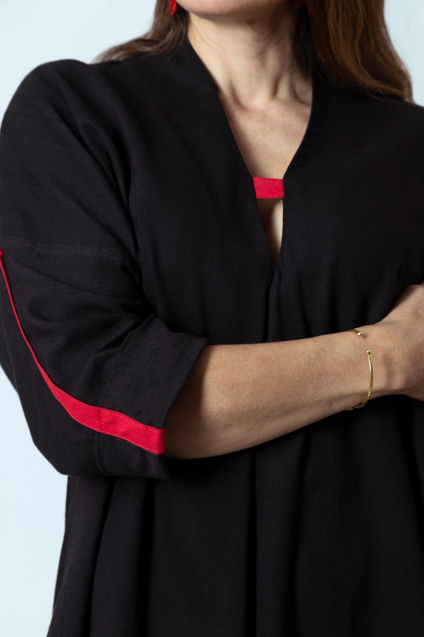 Camisa Manga Larga con Bies - Nipaestudio