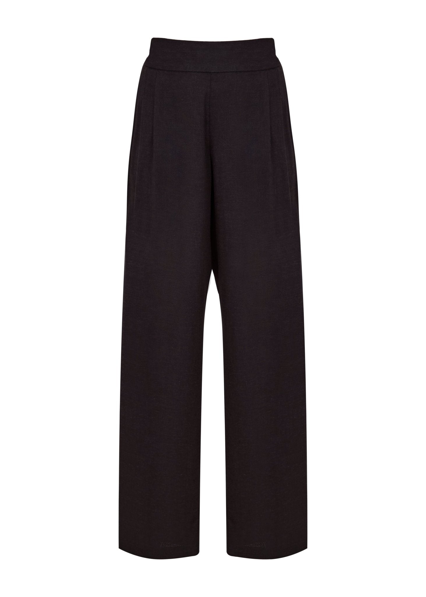 Pantalón de Pinza Largo de Lino - Nipaestudio