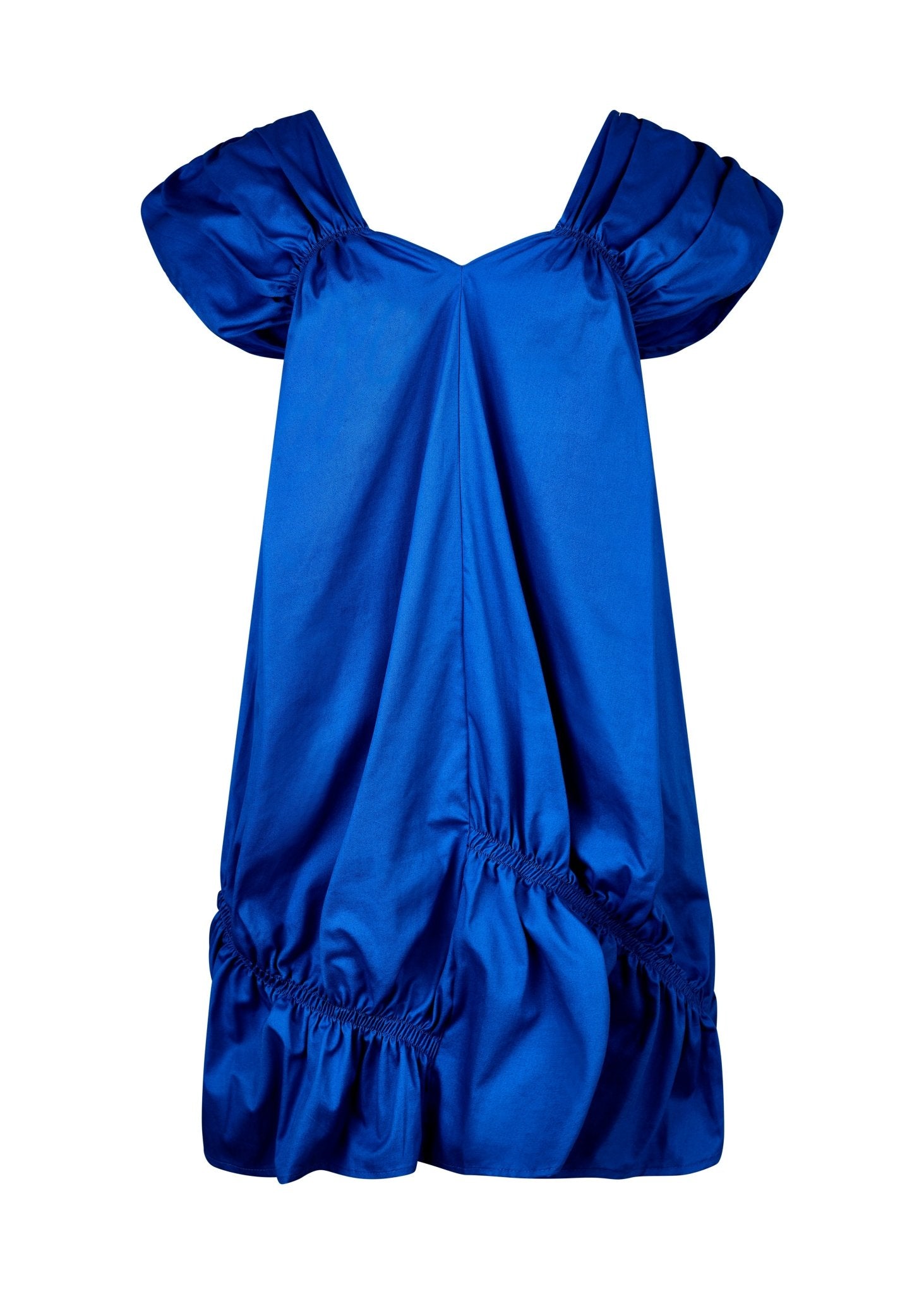 Vestido Arruchado Midi sin Mangas - Nipaestudio