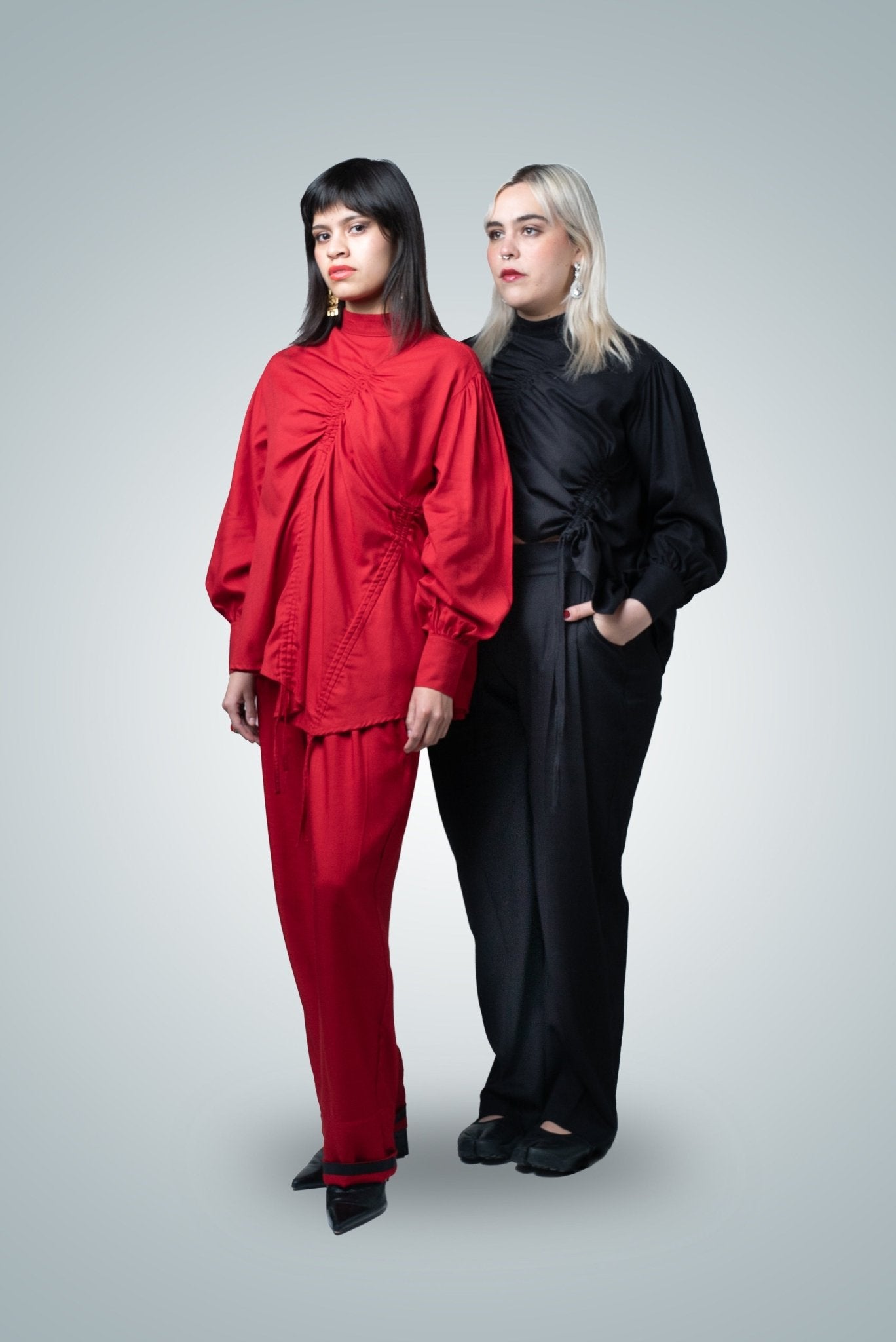 Blusa Jareta Manga Larga Ajustable - Nipaestudio