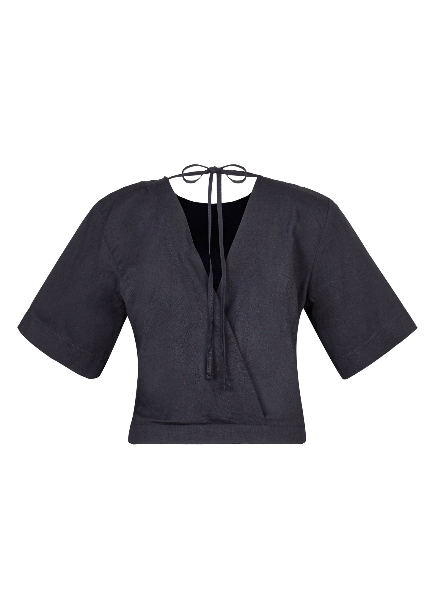 Blusa V Manga Corta - Nipaestudio