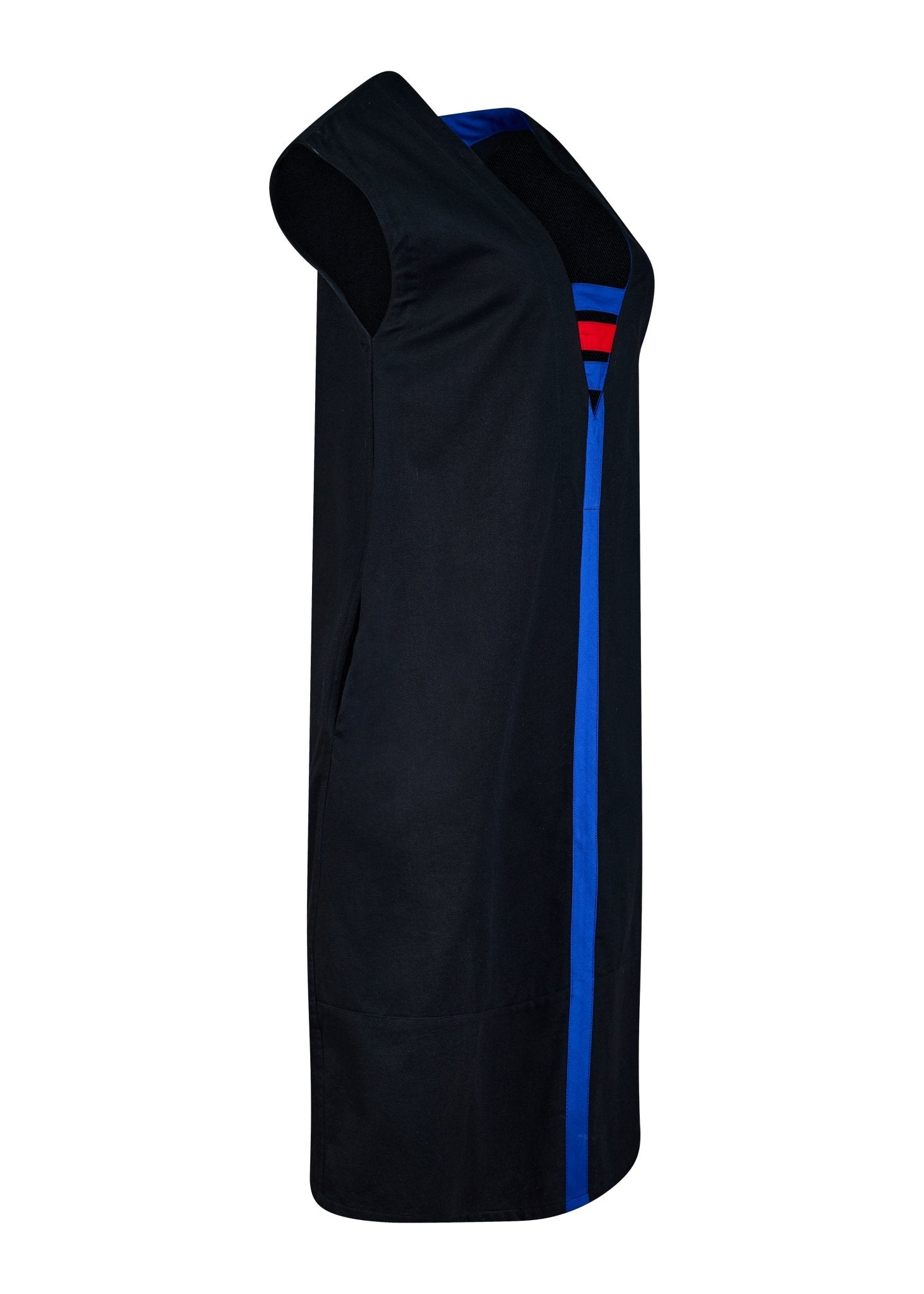 Vestido Midi Corte A con Escote Profundo Algodón - Nipaestudio